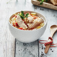 Vietnamese soup with chicken