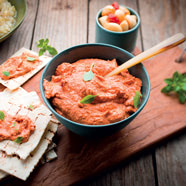 Capsicum and feta dip