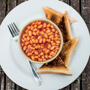 Slow-cooked breakfast beans