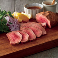 Slow-cooked roast beef