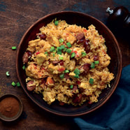 Moroccan vegan rice